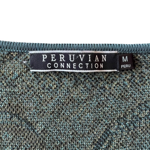 Peruvian Connection‎ Kashmiri Paisley Pima Cotton Dress | MEDIUM - Picture 8 of 11